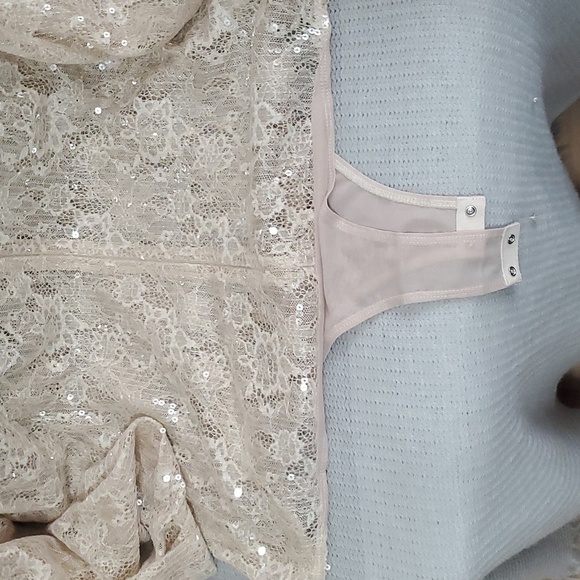 Long sleeve Bodysuit sequin sheer - Picture 8 of 10